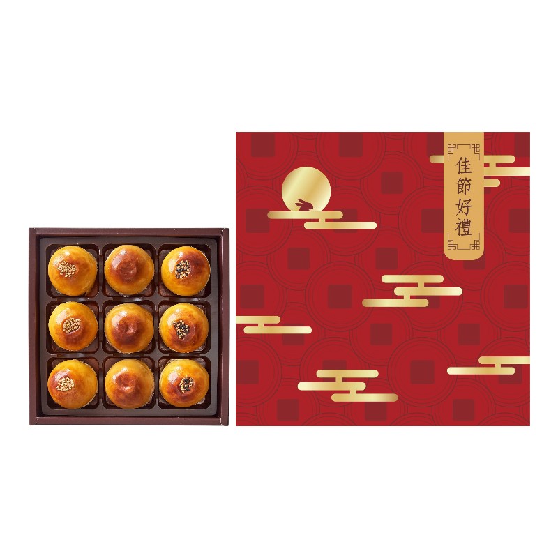 現烤綜合蛋黃酥禮盒9入, , large