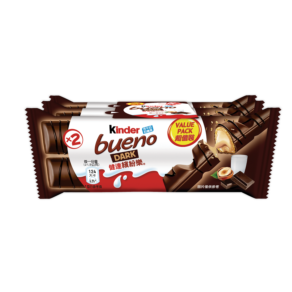 健達繽紛樂黑巧克力 129g, , large