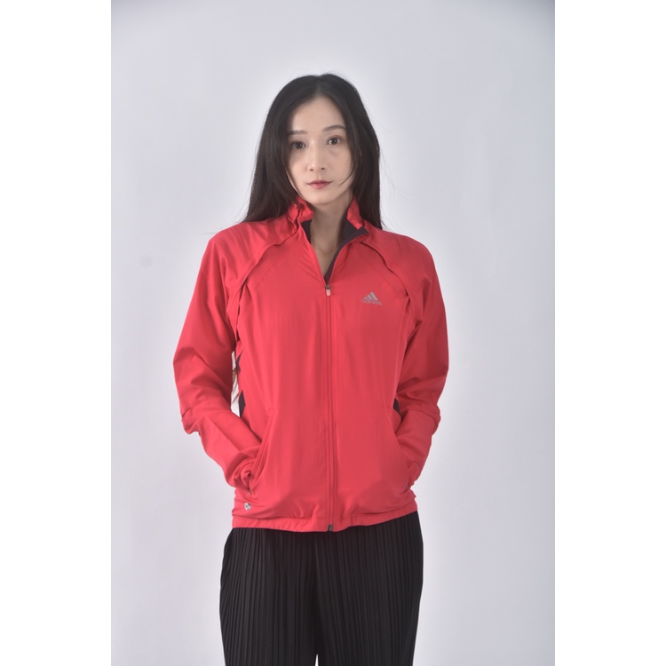 (S) 【國泰航空永續合作】adidas紅色外套二手衣, , large