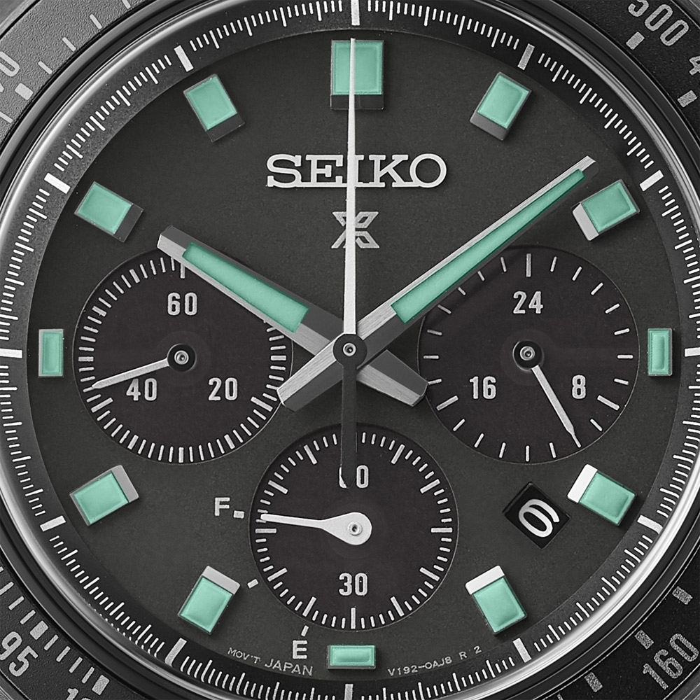 SEIKO 精工 SPEEDTIMER 黑潮夜視 太陽能計時錶 SSC923P1/V192-0AH0C, , large