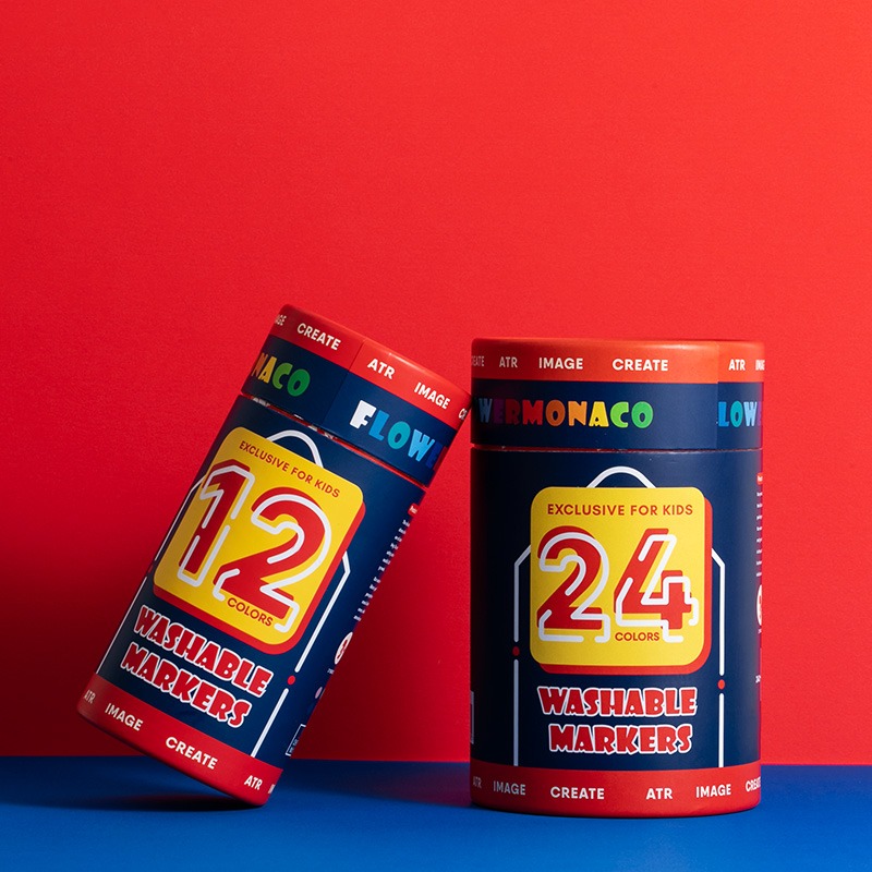 英國Flowermonaco可水洗軟頭彩色筆24色