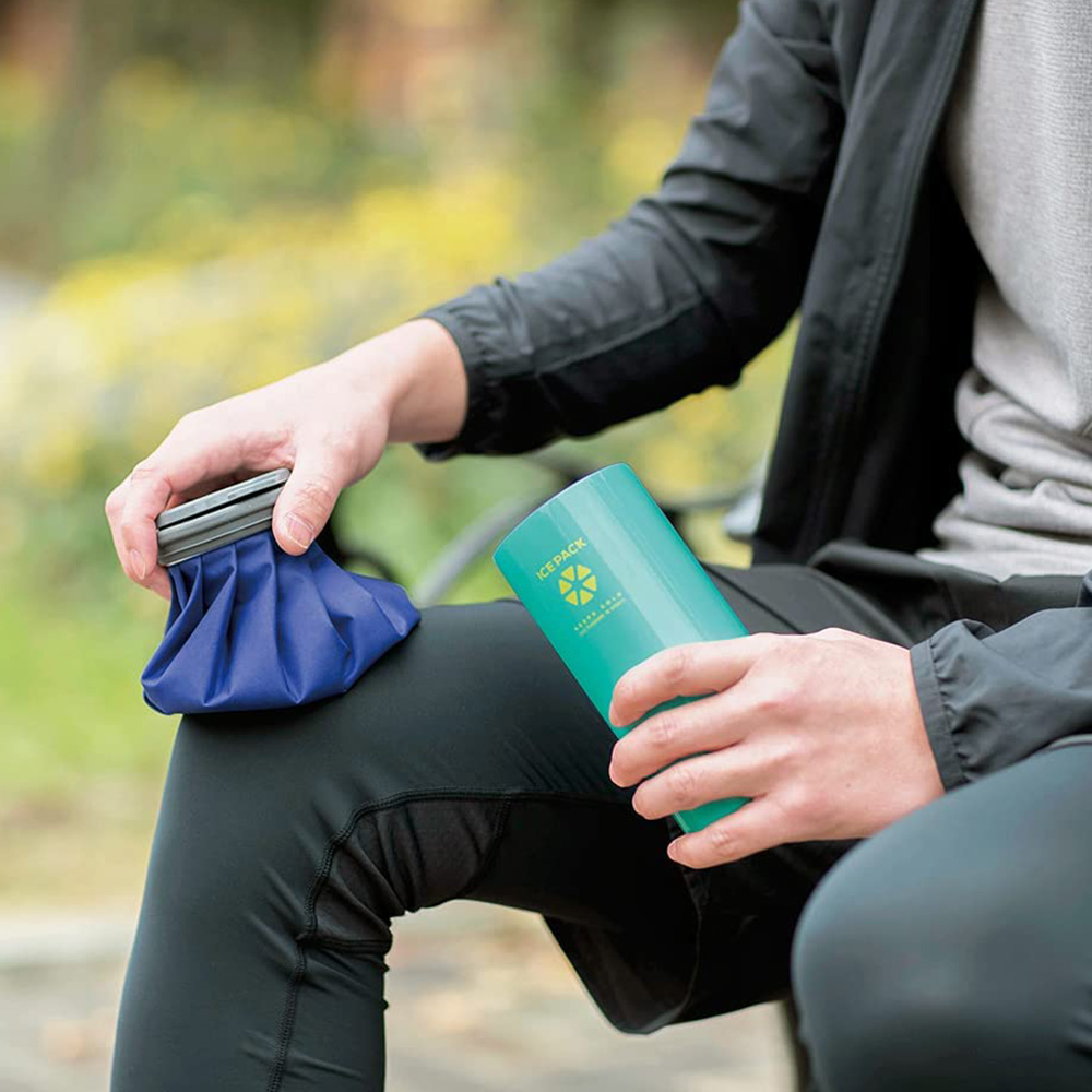 【日本孔雀Peacock】戶外專用 不鏽鋼杯保冰杯+保冰敷袋 500ml鋼杯-任選色, , large