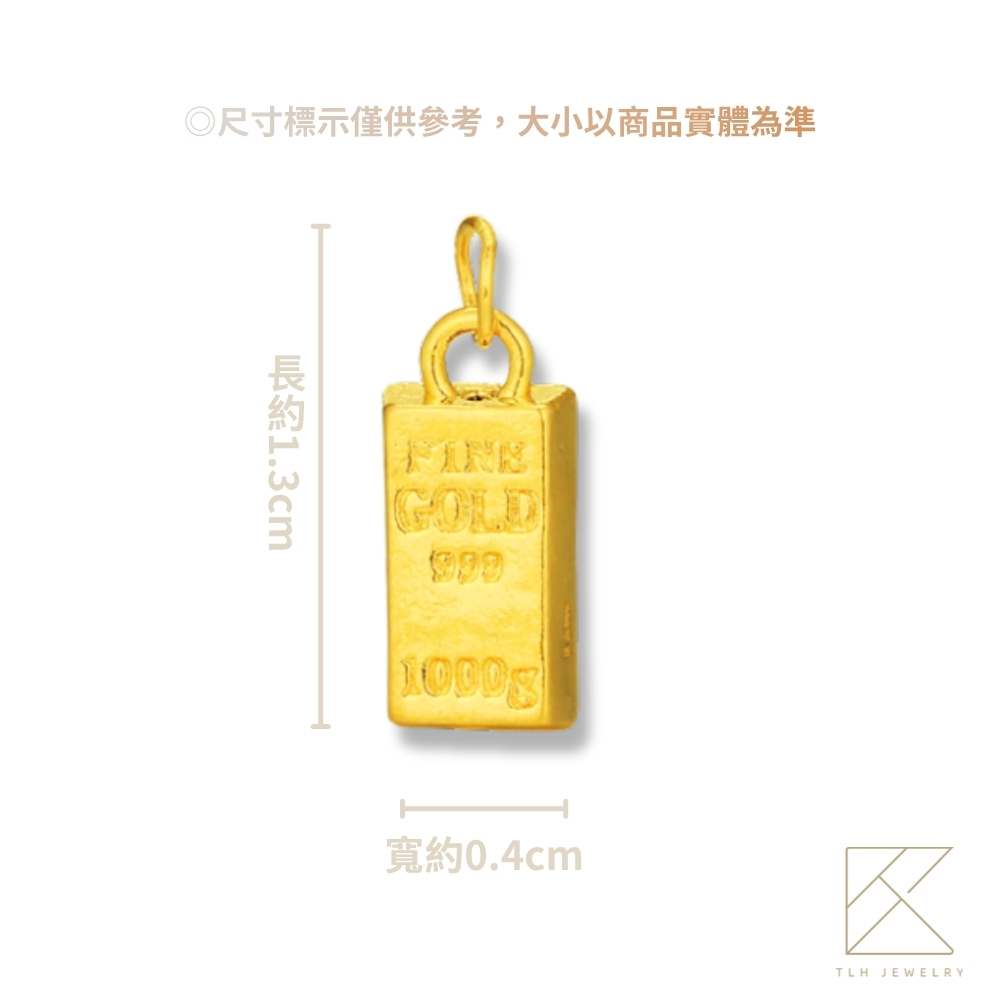 【TLH】母親節限定 黃金擺件 純金999 磚屬於你 約重0.05錢&plusmn;0.01 附贈母親節專屬包裝, , large