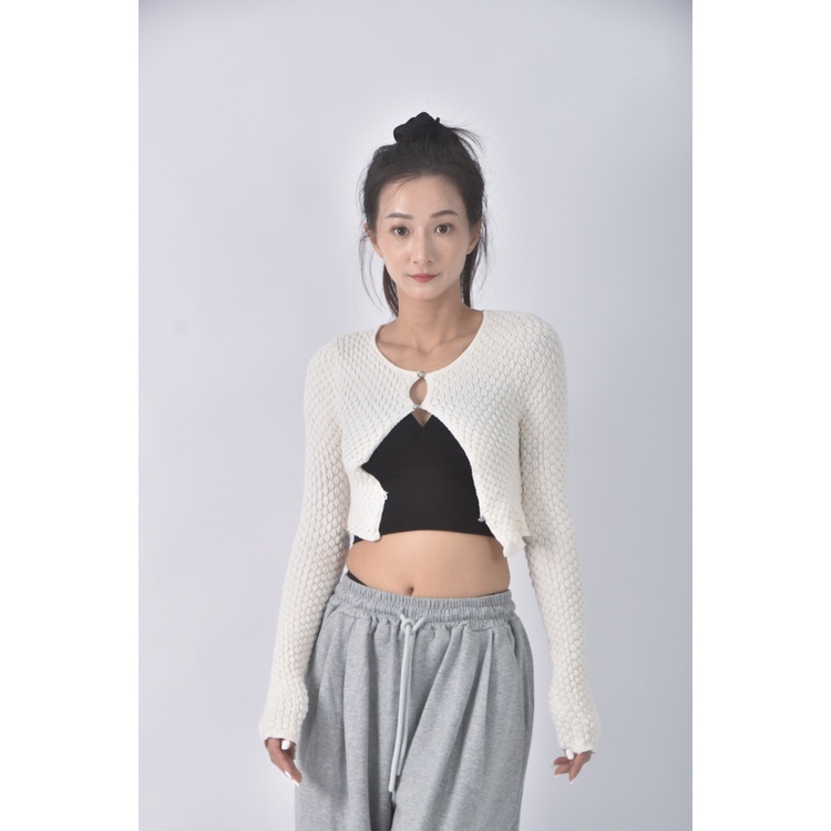 (S) 【安于晴Charlene私服】urban outfitters質感棉質白色外套二手衣, , large