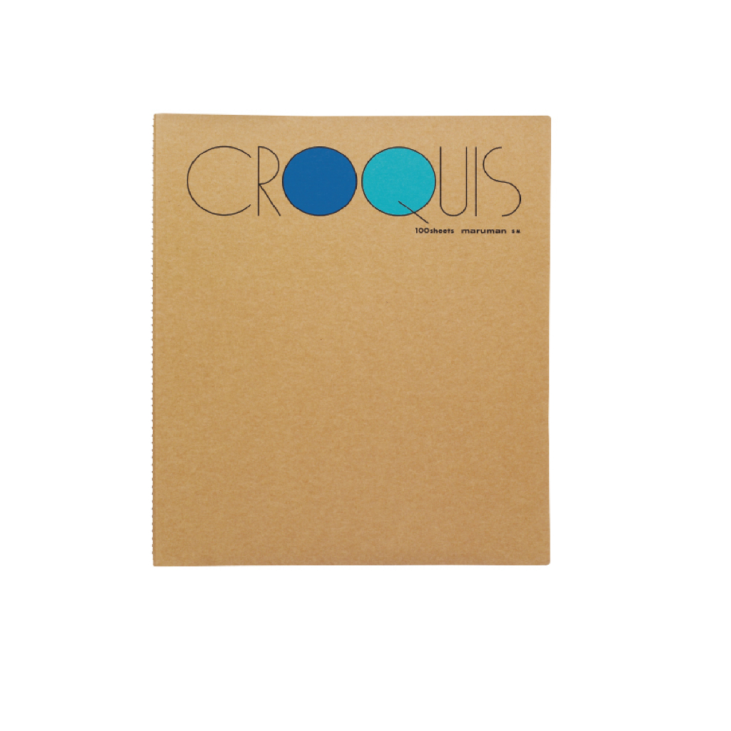 *需預訂 日本 maruman M素描本 100頁 /本 紅SM-01 藍SM-02紅色M號