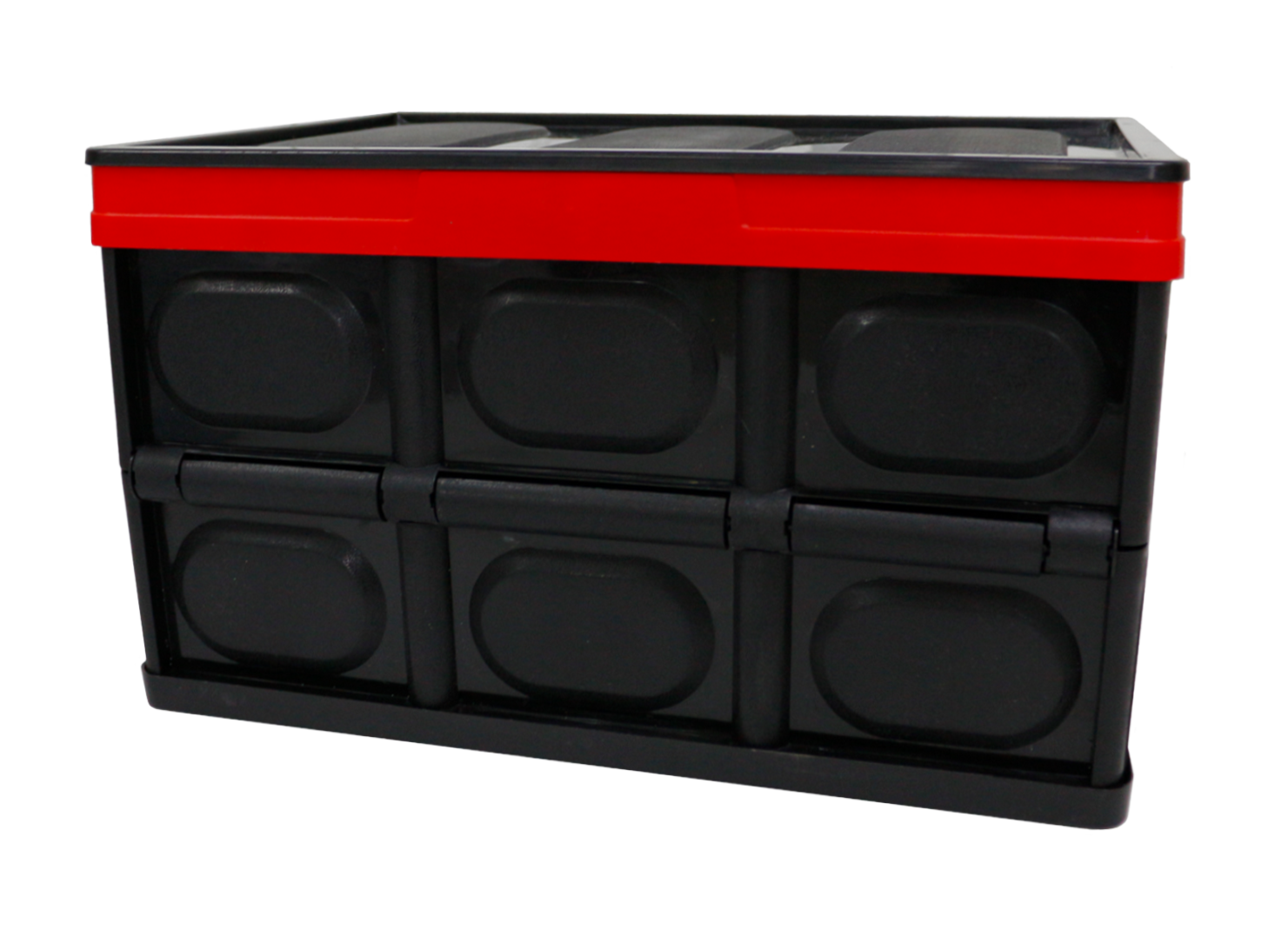 Set of 2 Multi-Functional Foldable Storage Box 52L – Black