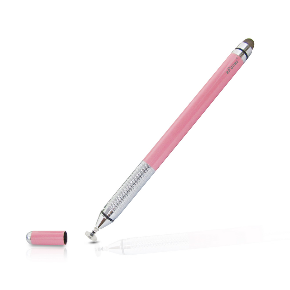 [eFocusRomantic Pink]DP22Dual-Head Disc Mesh Fine Stylus Pen, 粉紅, large