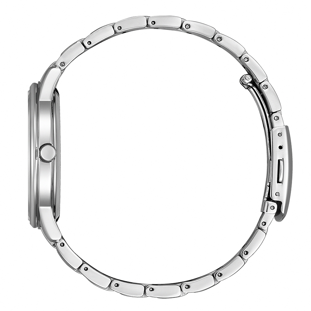 CITIZEN 星辰 冰河藍 光動能簡約手錶-40mm BM6978-77L, , large