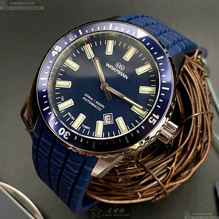 [TIMEMASTER] WAKMANN watch, 44mm, WA00030, , large