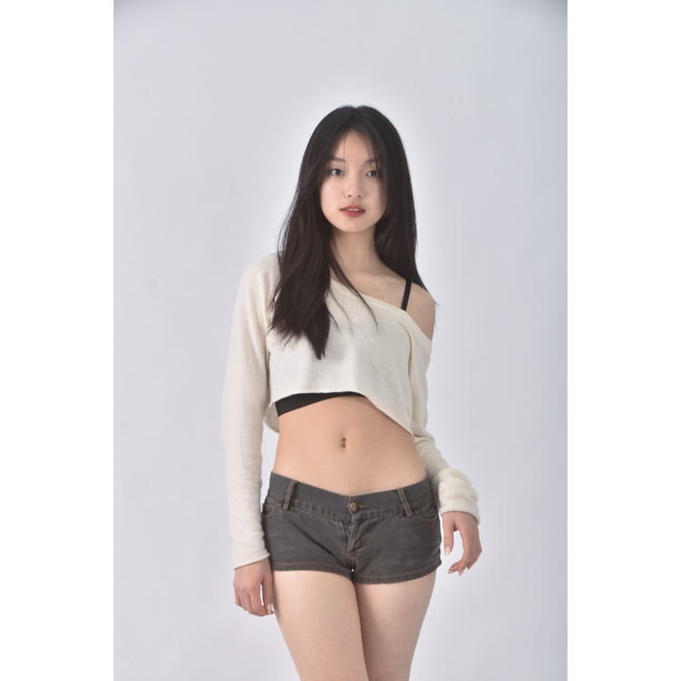 (XL) solberry質感灰色短褲二手衣, , large