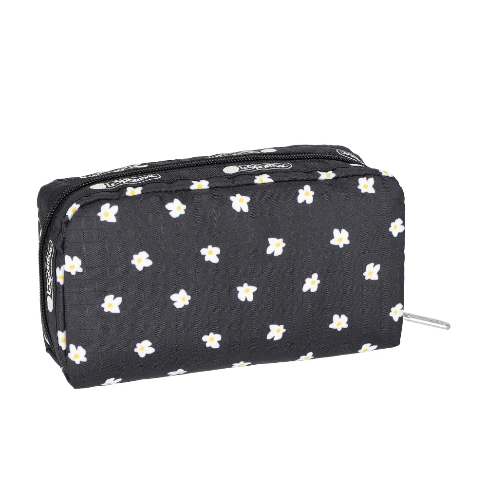 Lesportsac Rectangular Cosmetic 長形化妝包/ 俏皮小雛菊, , large