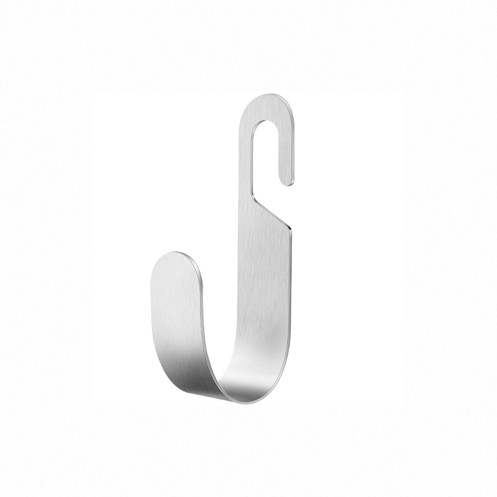 【上手家居】加厚不鏽鋼水管架 不鏽鋼原色(水管收納/水管收納架/水管固定/水管掛架/水管掛勾), , large