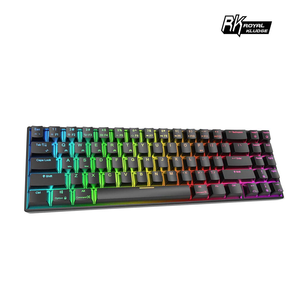 RK 70% 71 key RGB Mechanical Keyboard ( Red switches ), , large