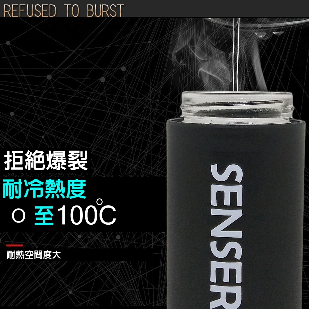 金德恩 GS MALL 台灣製造 樂活杯 400ml 泡茶杯 樂活杯 隨行杯 玻璃杯 沖泡杯 水杯 保溫壺, , large