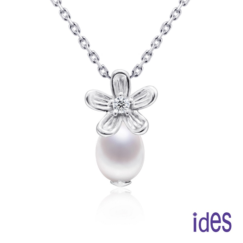 [ides愛蒂思] 送禮 輕珠寶巴洛克設計款星願系列天然珍珠項鍊3選1, , large