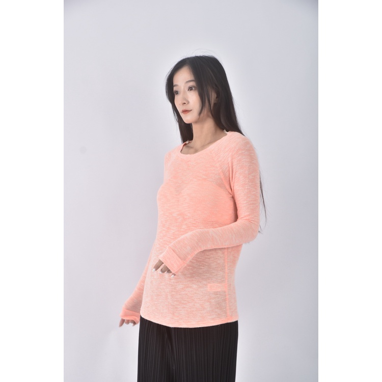(S) forever21質感橘色長袖上衣二手衣, , large