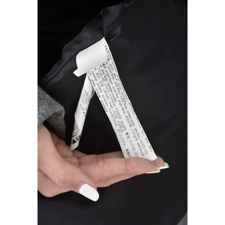 (M) zara質感羊毛灰色外套二手衣, , large