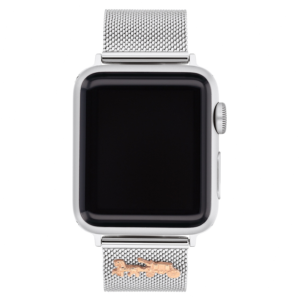 COACH Apple Watch 錶帶 38/40/41mm 適用 馬車標誌 米蘭錶帶(不含手錶), , large