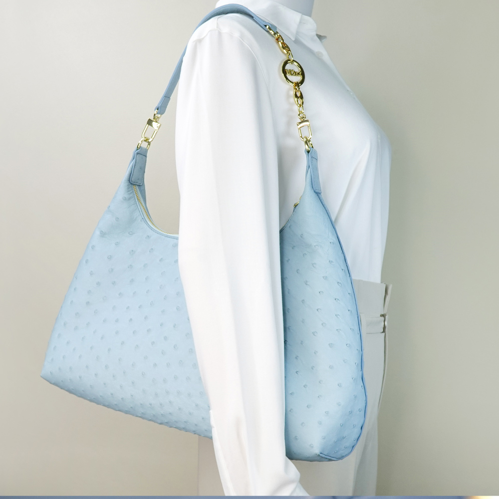 【M2nd】Ostrich Underarm bag, , large