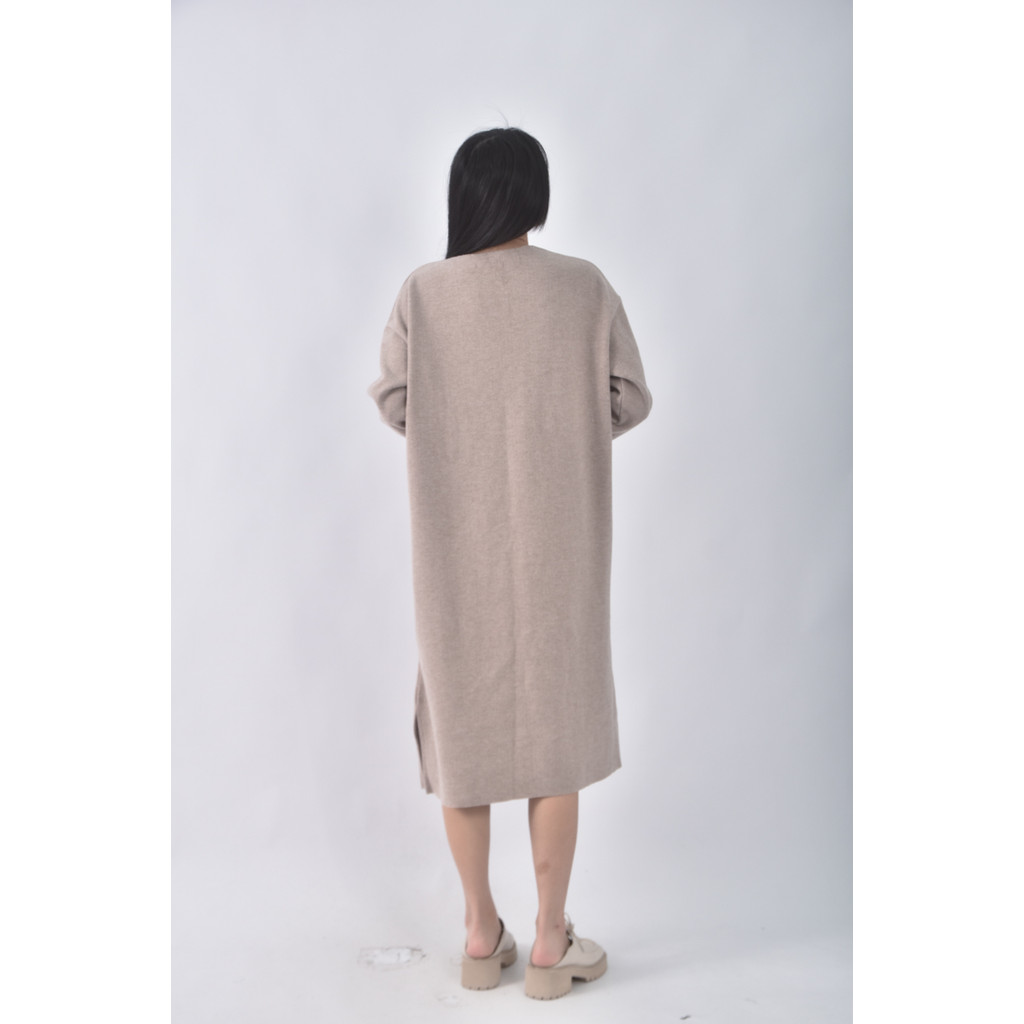 (XL) j room韓牌Ｖ領粉色洋裝二手衣, , large
