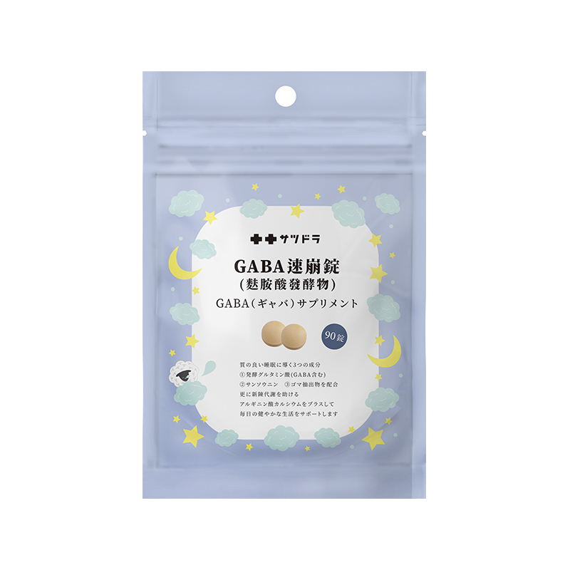 [佑全保健藥妝]札幌藥粧GABA(麩胺酸發酵物)速崩錠90錠/包