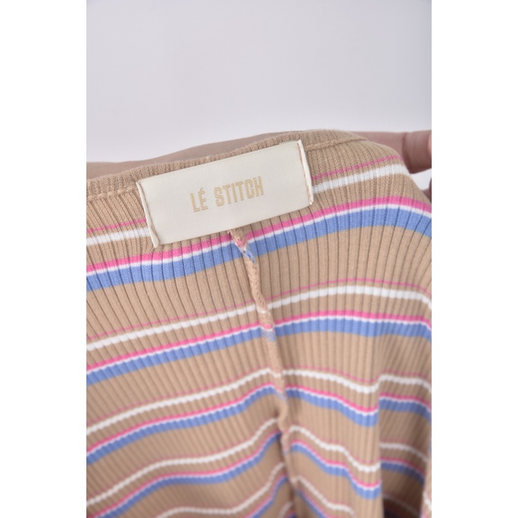 (S) le stitch質感杏色洋裝二手衣, , large