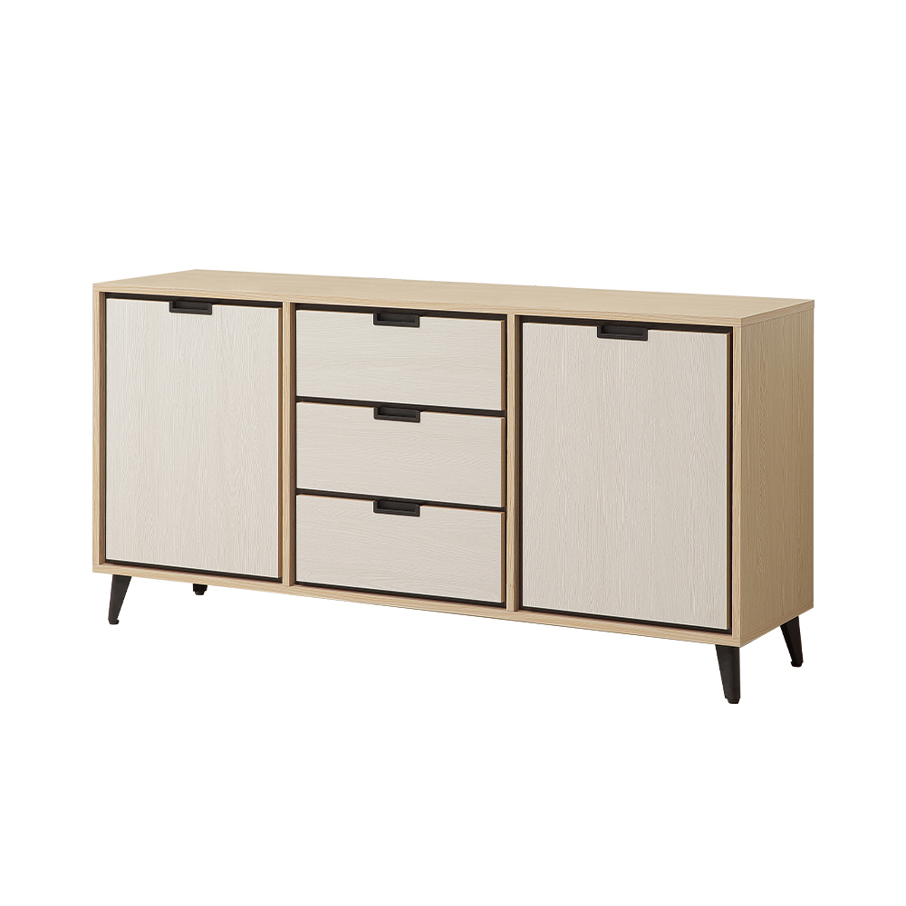 【唯熙傢俱】雷莎原木雙色5尺餐櫃, , large