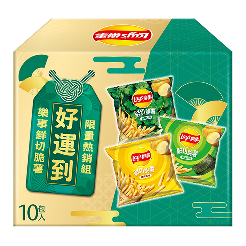 樂事鮮切脆薯嘗鮮熱銷組180g, , large