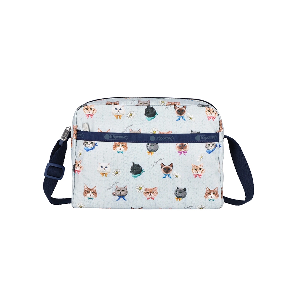 |快速出貨|Lesportsac DANIELLA CROSSBODY 拉鍊斜背包 側背包 送禮-晴空貓語, , large