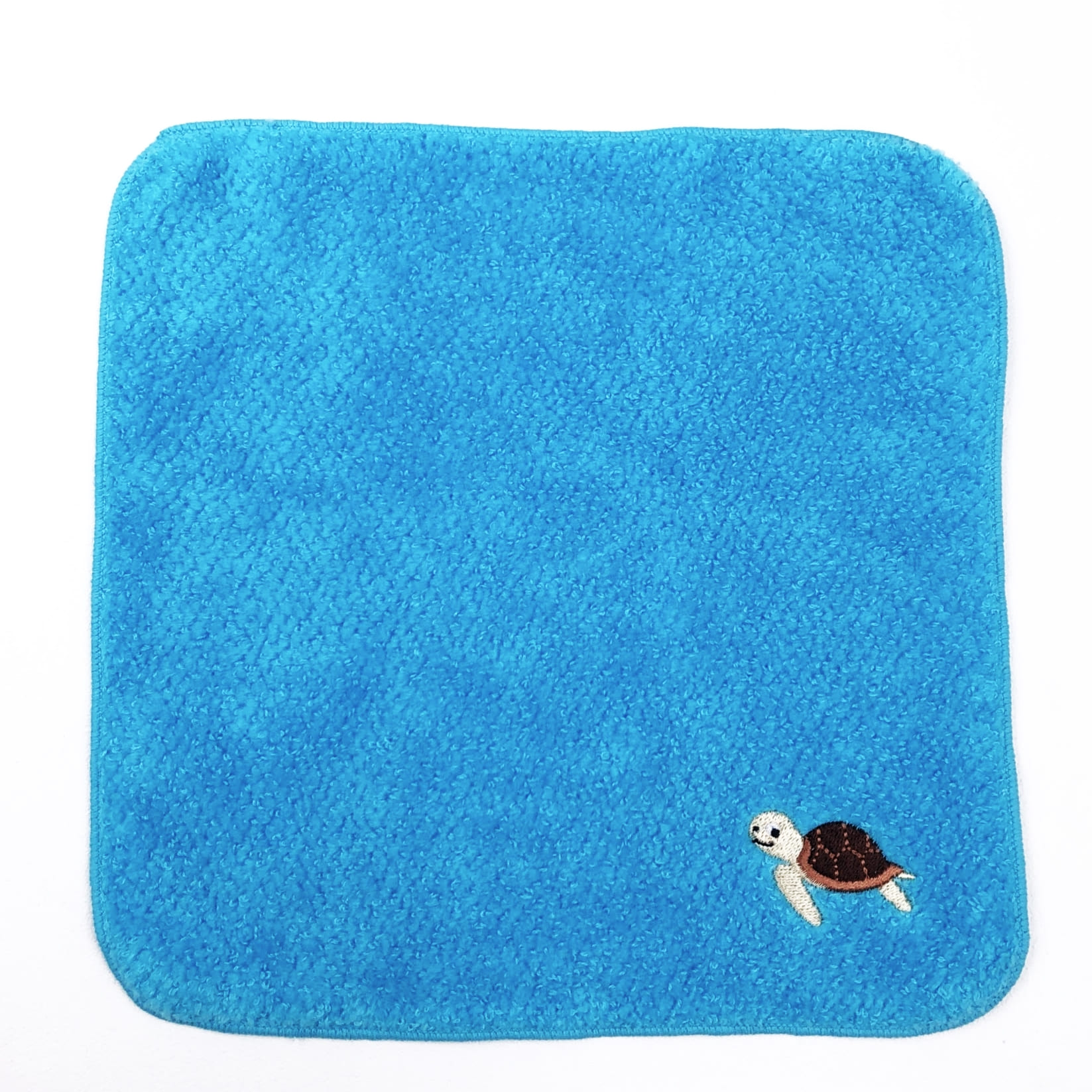 embroidered towel aquarium turtle
