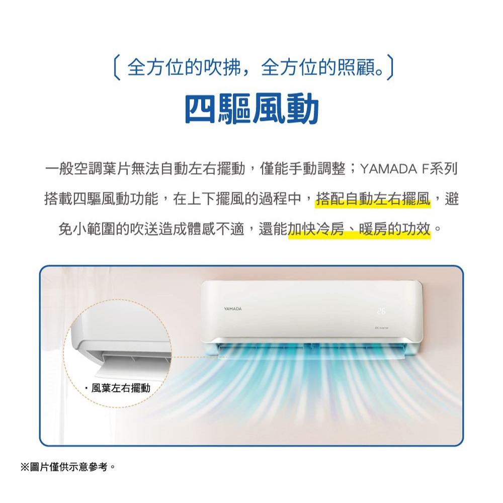 YAMADA 18-26 Ping Inverter Cooling & Heating Split Air Conditioner YDS-F140H/YDC-F140H, , large