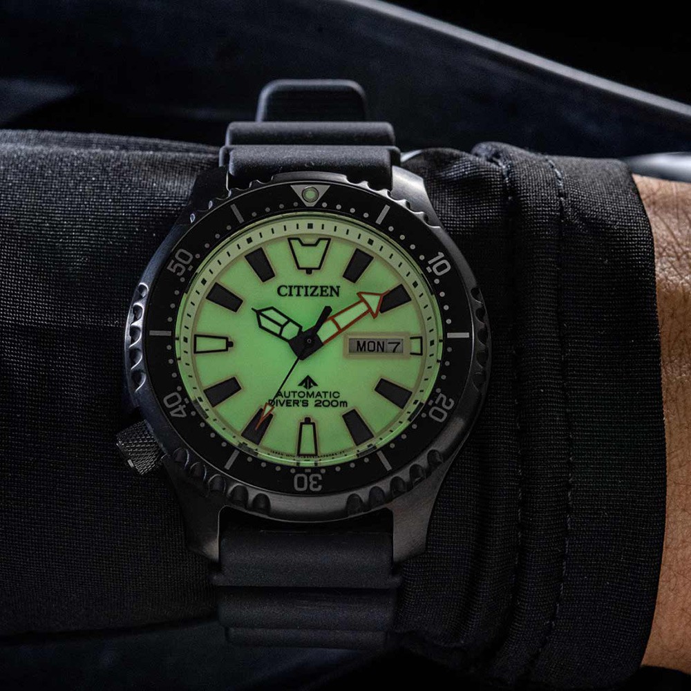 CITIZEN 星辰 PROMASTER 限量 鋼鐵河豚EX Plus 潛水機械錶 NY0138-14X, , large
