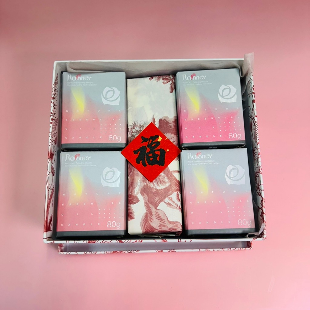 【年節禮盒】年年心香蠟燭禮盒（80G 4入)