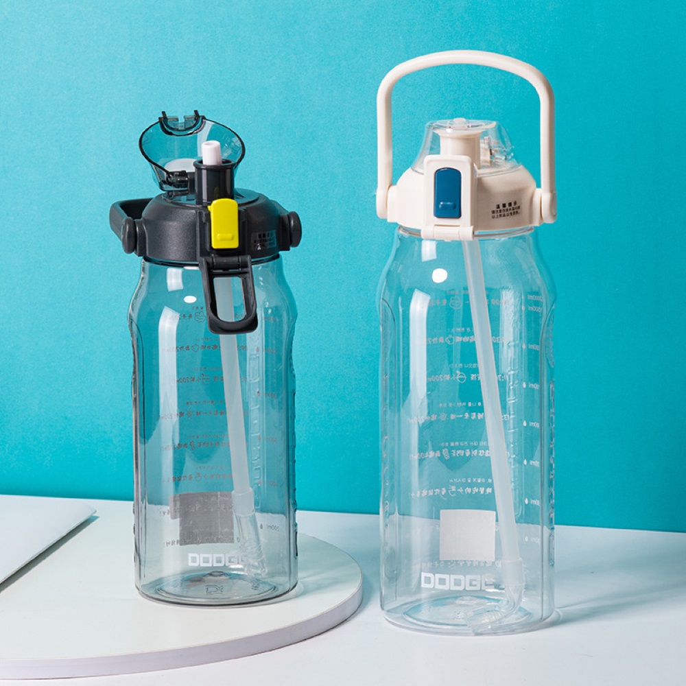 【H&R安室家】Dodge 道奇Tritan大容量彈蓋水壺 運動水壺2000ml(H31), , large