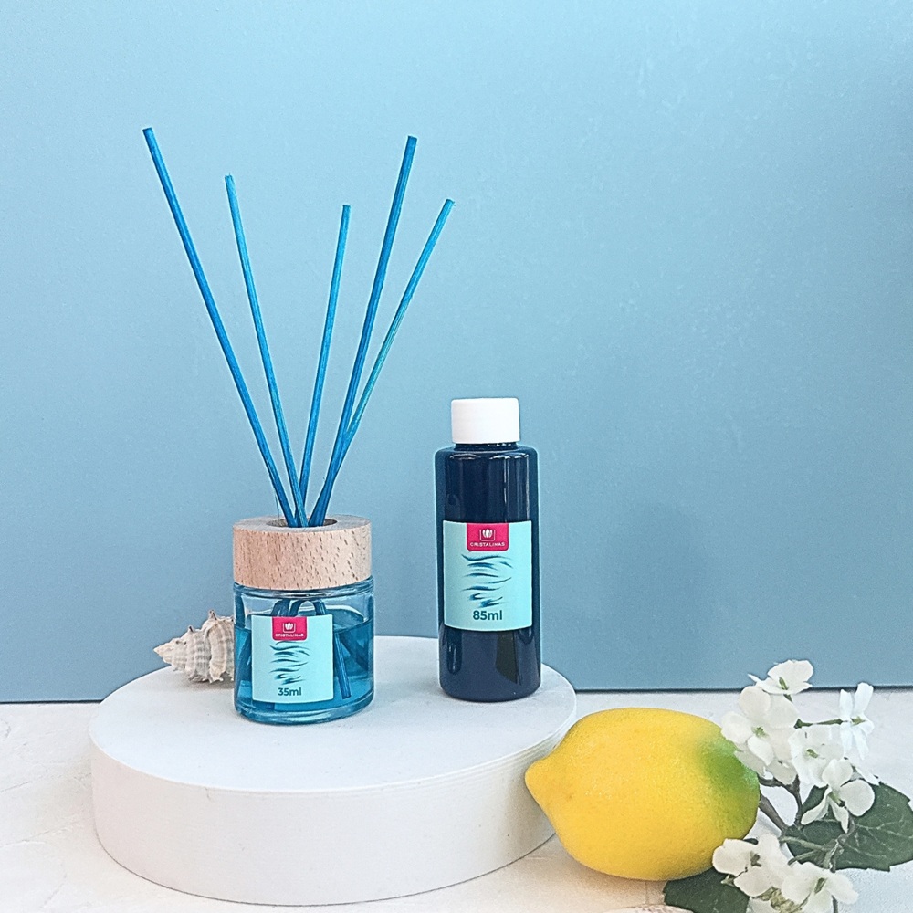 Mikado Essence Promo Set _classic 35ml+ Refill 85ml + Reeds _ Ocean Breeze, , large