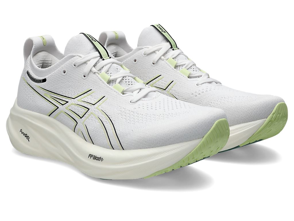 [秉宸] ASICS GEL-NIMBUS 26 (2E) 慢跑鞋 白 1011B795-102, , large