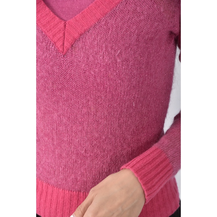(S) 【德馨私服】ark質感兩件式粉色長袖上衣二手衣, , large