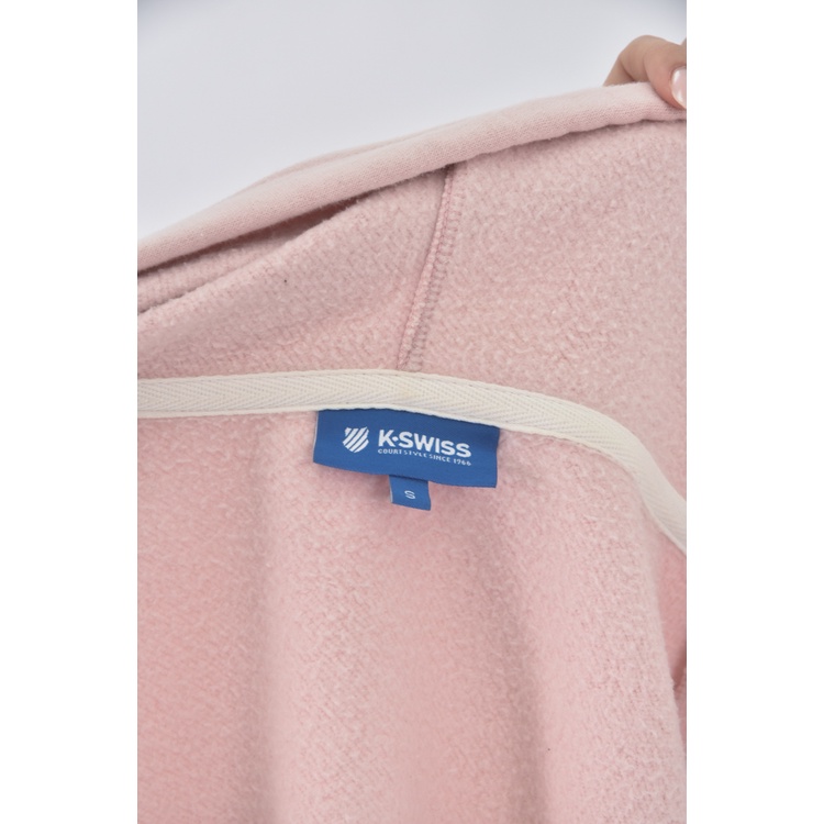 (S) k swiss棉質連帽粉色外套二手衣, , large