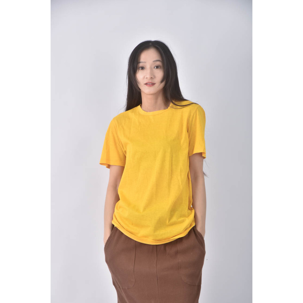 (S) tete a tete黃色短袖上衣二手衣, , large