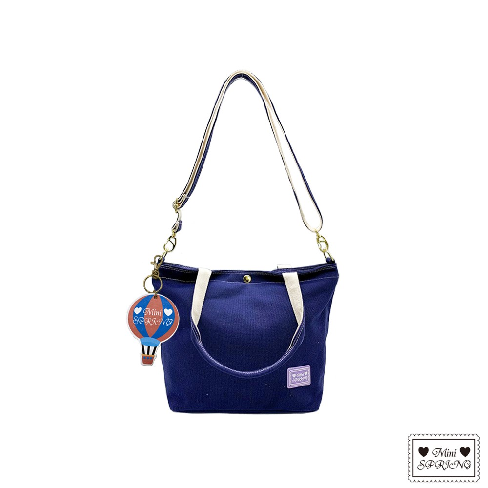 MINI SPRING-帆布2WAY托特包手提斜背包-多色, , large