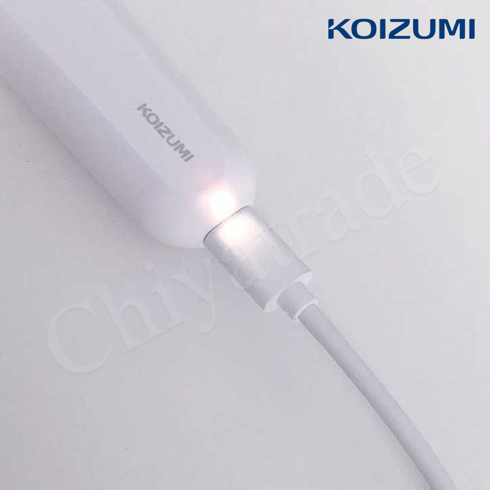 【日本小泉KOIZUMI】USB充電式 乾濕兩用 防水電動除毛 得體刀 防水設計(贈清潔刷+充電線)-白, , large