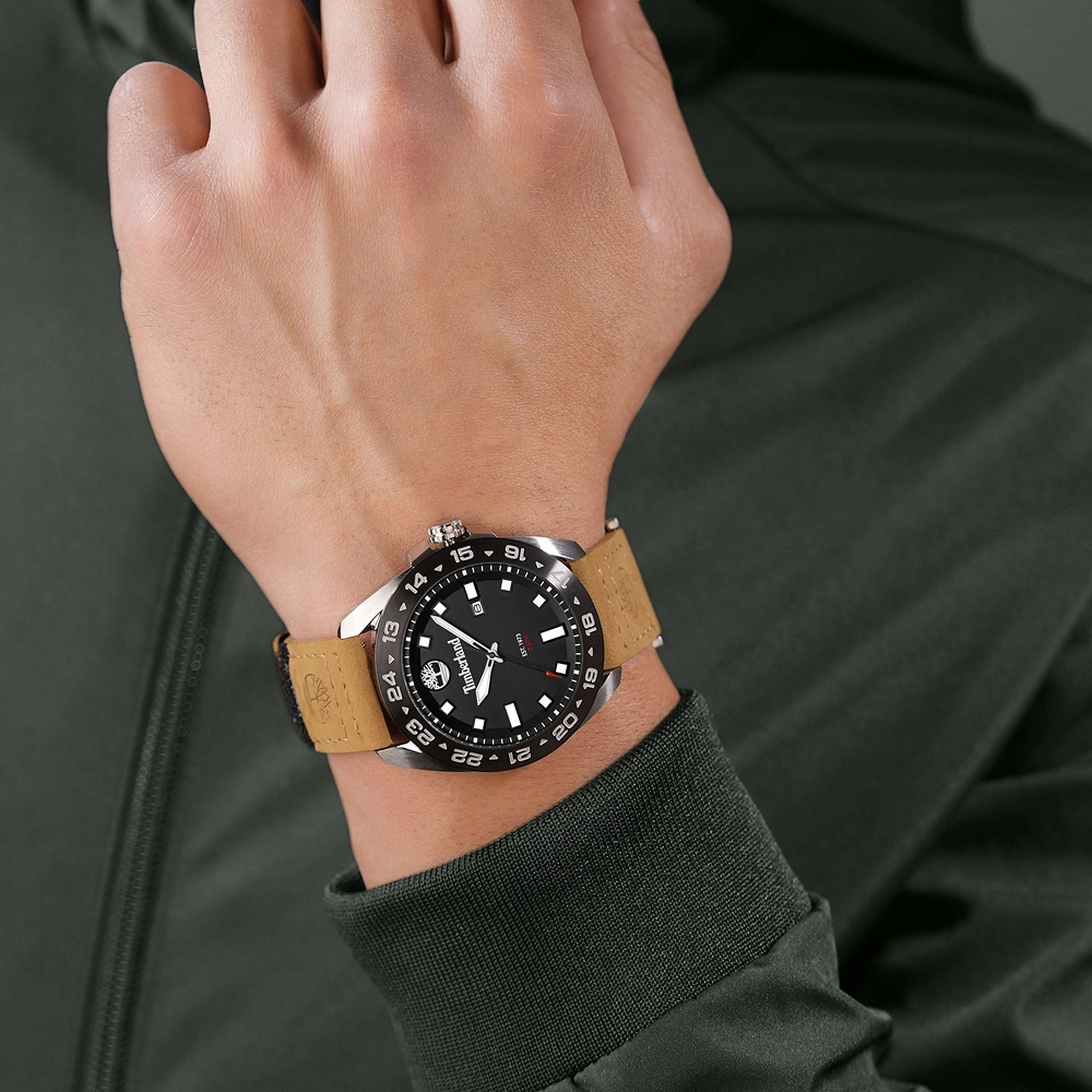 Timberland 天柏嵐 CARRIGAN系列 美式潮流大三針手錶44mm TDWGB0029401, , large