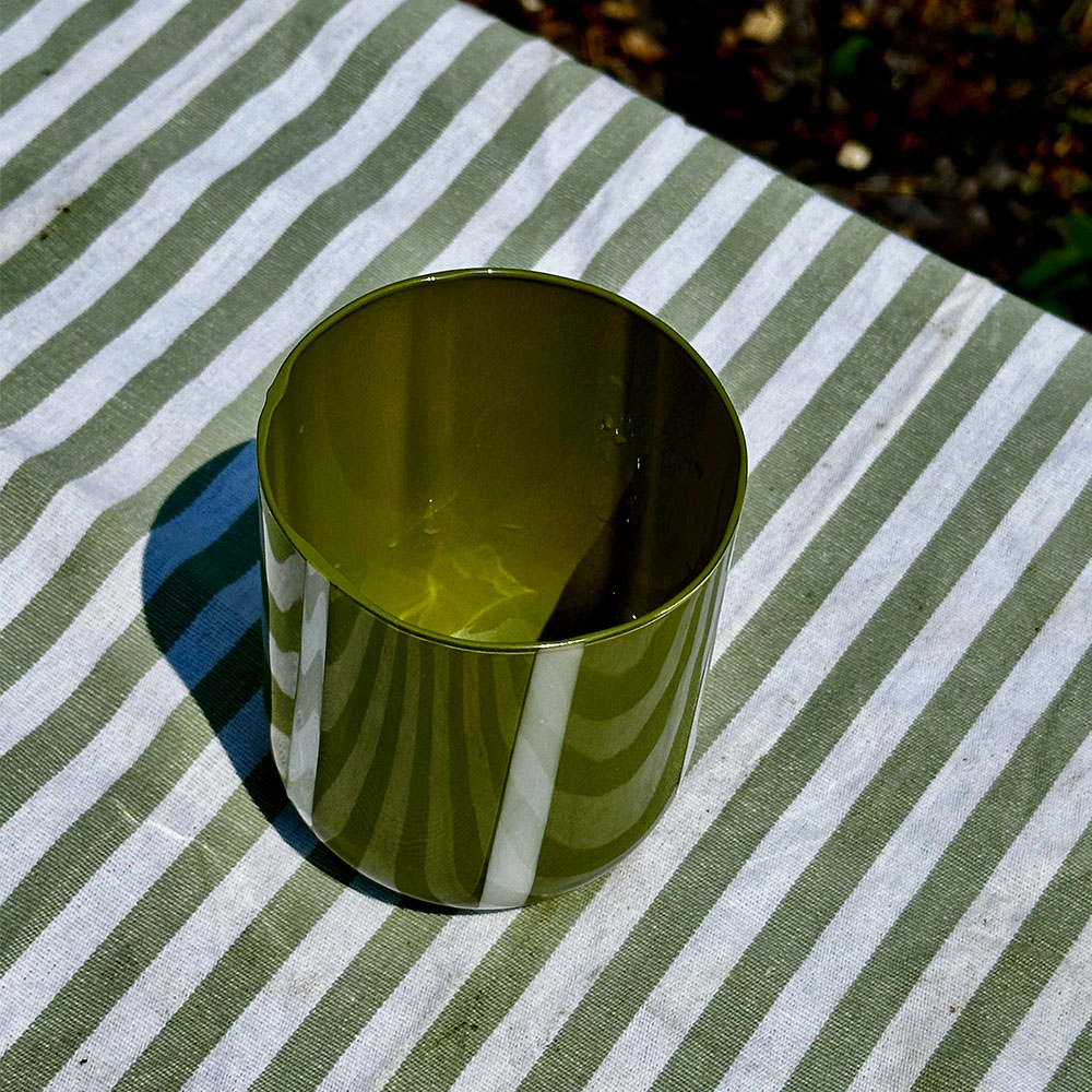 【英國 MÆGEN】Atina 條紋玻璃水杯-綠, , large