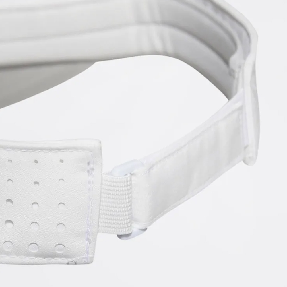 Adidas 高爾夫球帽 中空帽 白色(男款) 金屬 LOGO 設計, , large