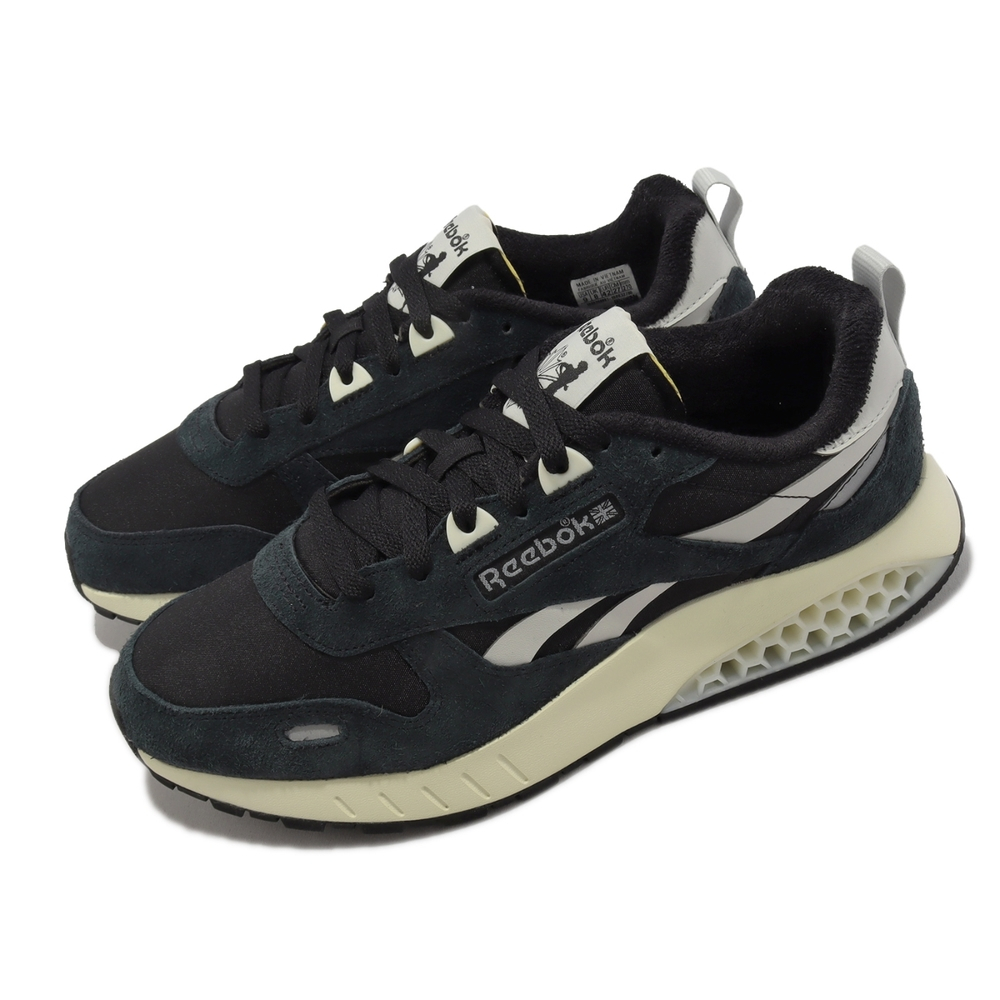 REEBOK CL LEATHER HEXALITE 休閒鞋 慢跑鞋 黑白 100032780 【樂買網】, , large