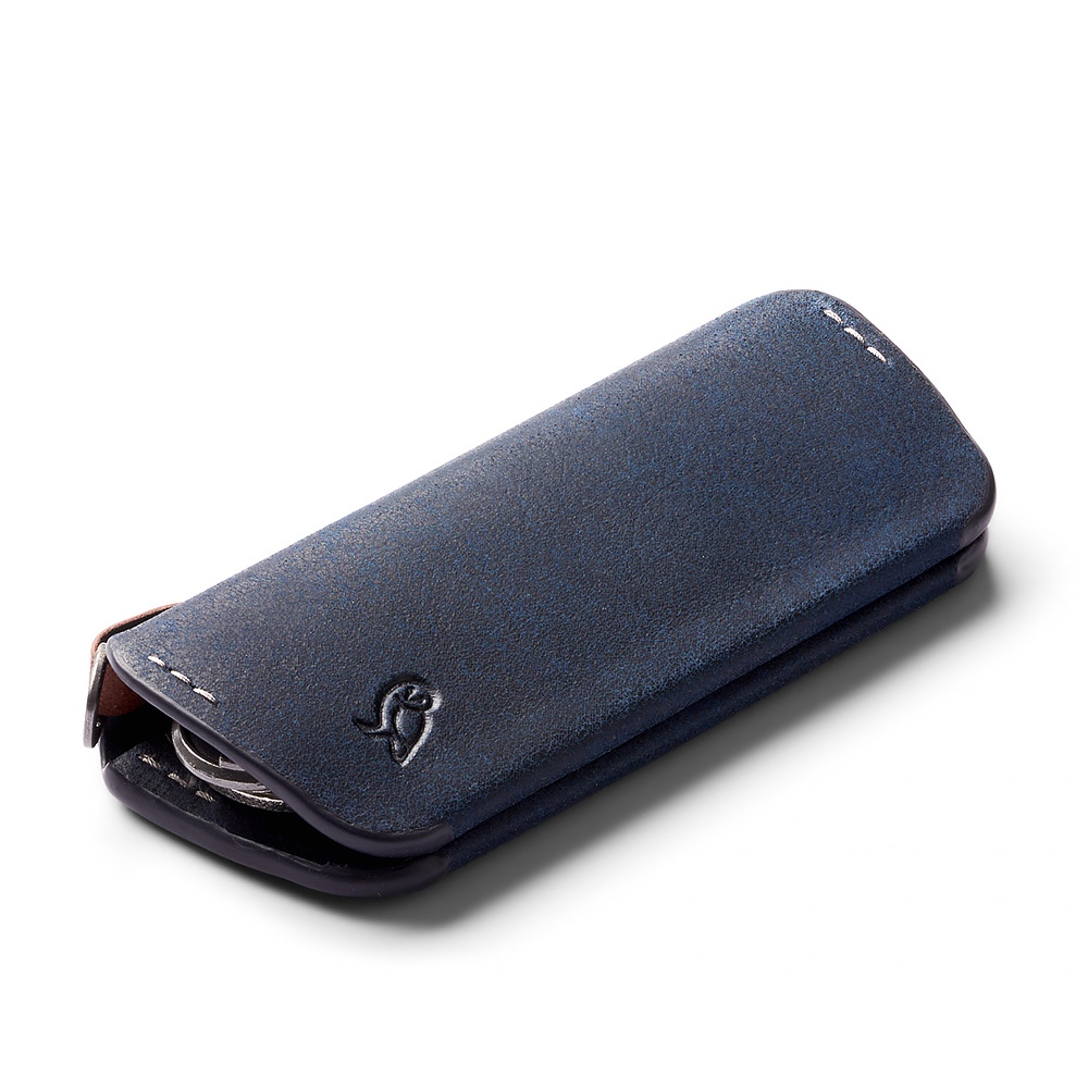 |快速出貨|Bellroy 磁吸式鑰匙包 鑰匙圈 優質皮革 Key Cover Plus 系列 第三版-深海藍