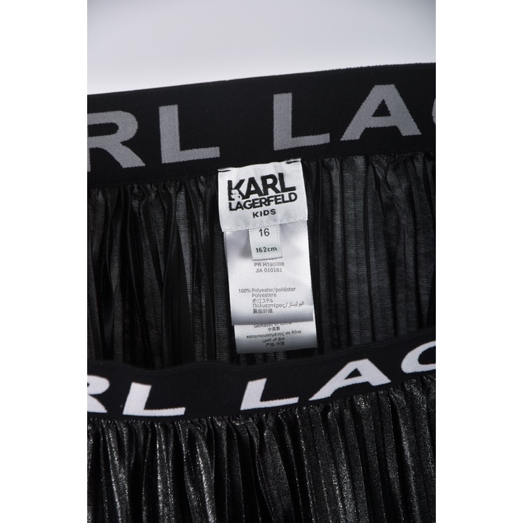 (L) karl lagerfeld質感字母灰色長裙二手衣, , large