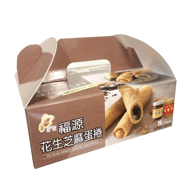 [Hong Li] Fu Yuan Peanut & Sesame Egg Rolls 320g (2 Packs), , large