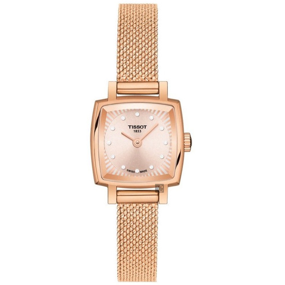 TISSOT 天梭 LOVELY SQUARE 動人心弦米蘭帶女錶-20mm  T0581093345600