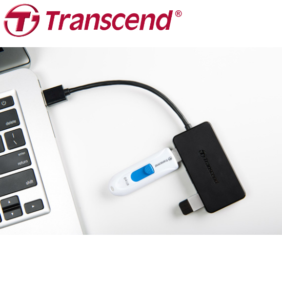 【Transcend】HUB HUB2 USB 3.0 極速 4埠 集線器, , large